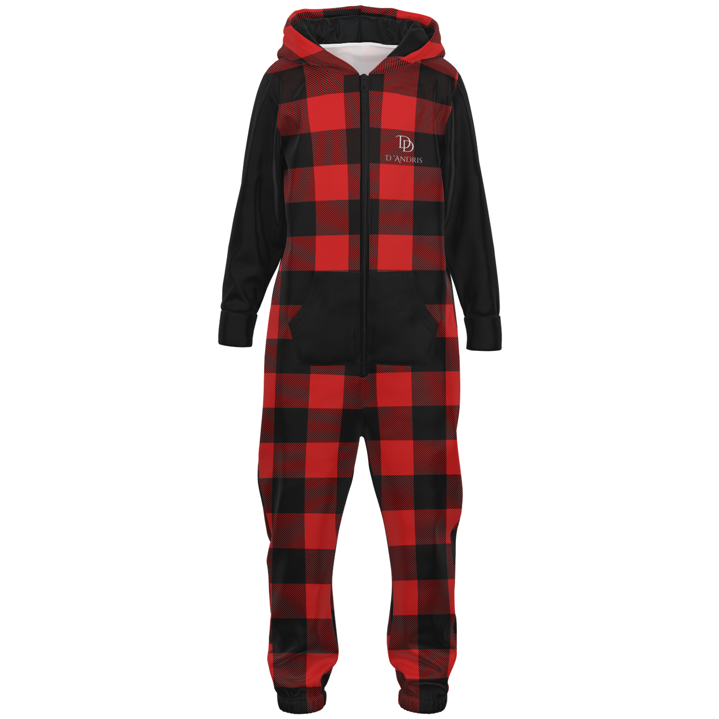 Plaid Youth Jumpsuit