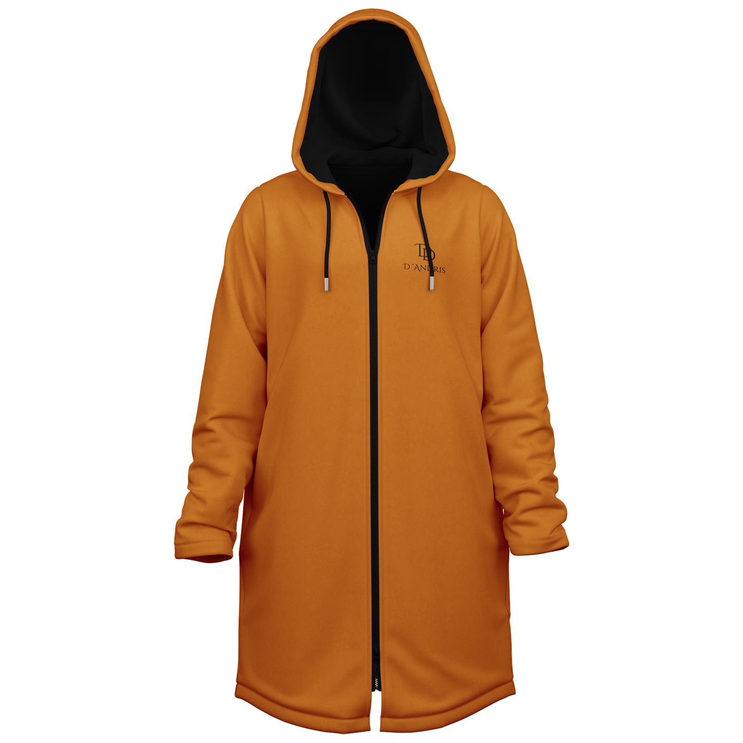 Orange Zipper Cloak