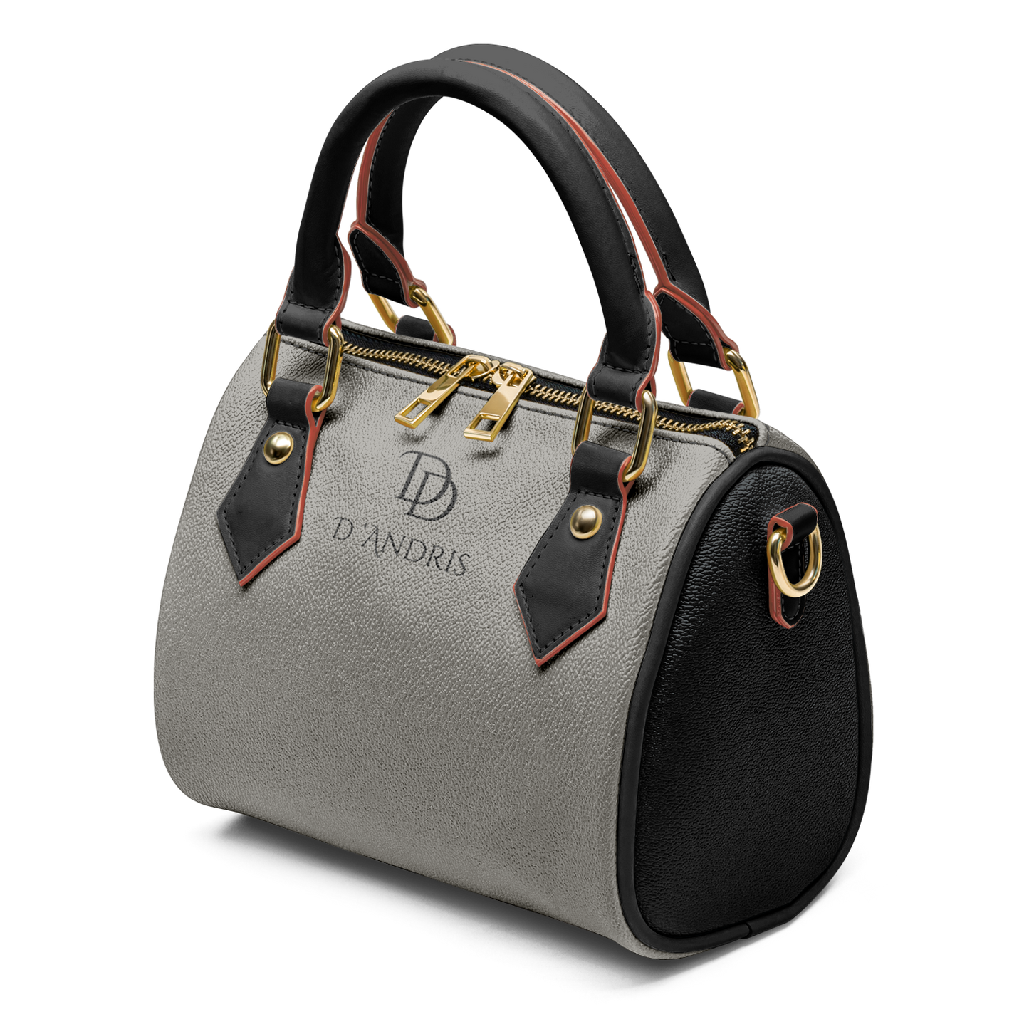 Gray Cross-body Handbag