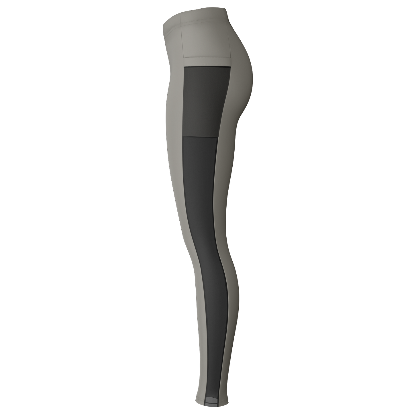 Gray Mesh Pocket Legging