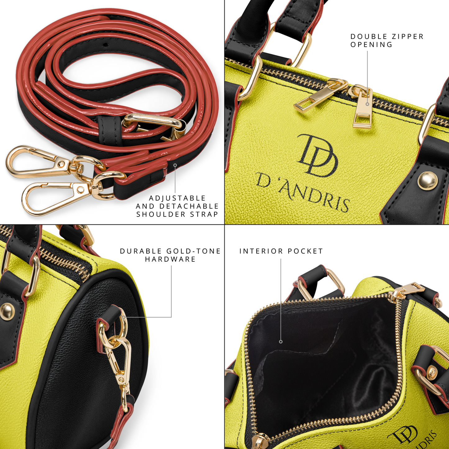 Yellow Cross-body Handbag