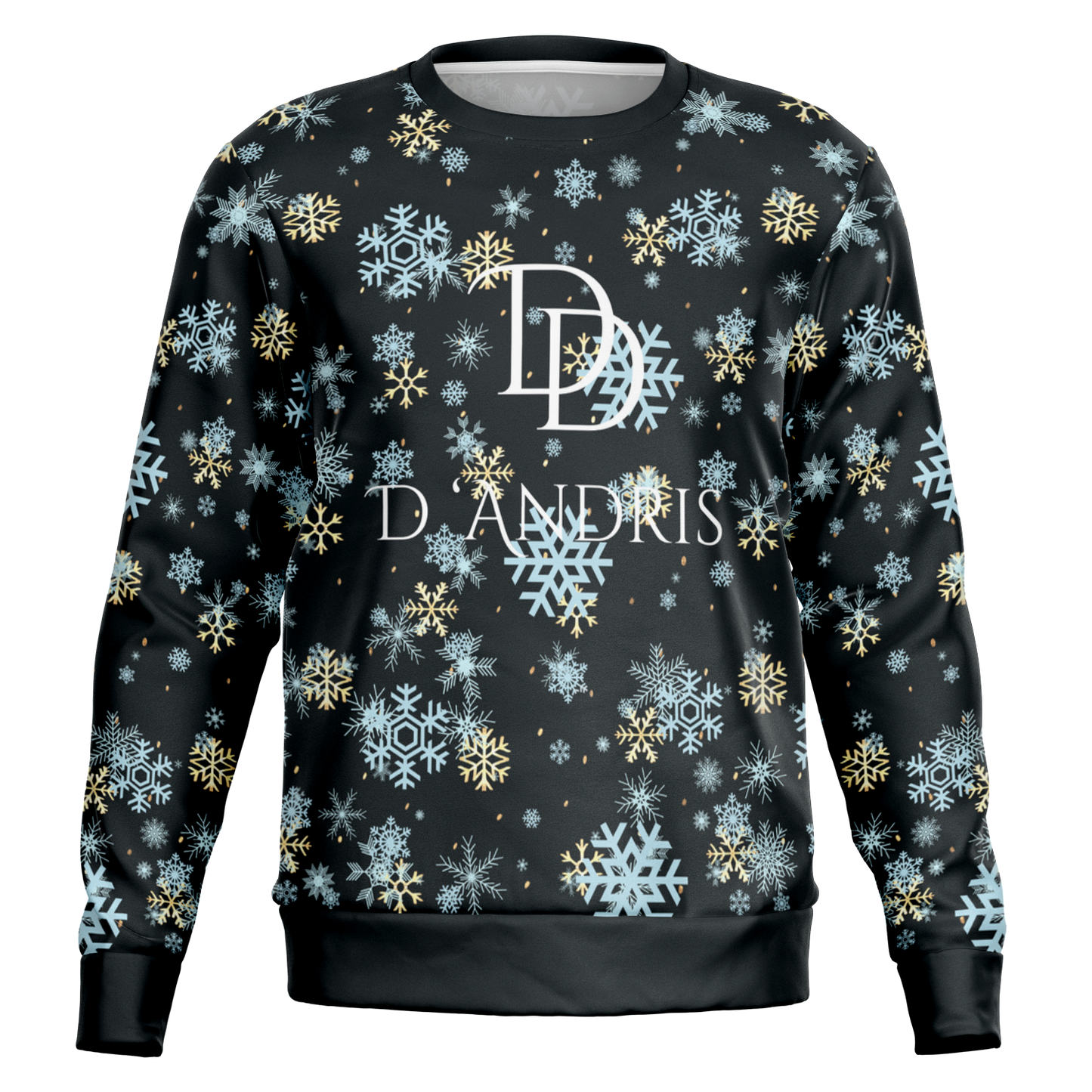 Black Snowfall Christmas Sweatshirt