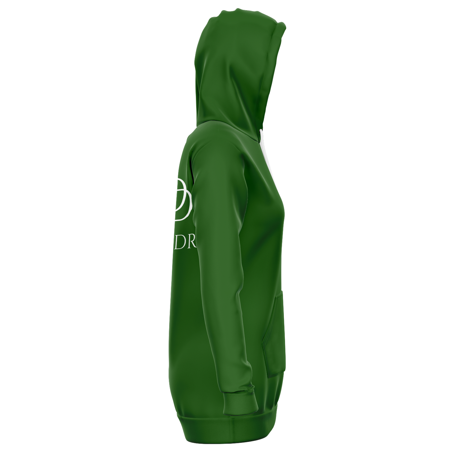 Green Longline Hoodie
