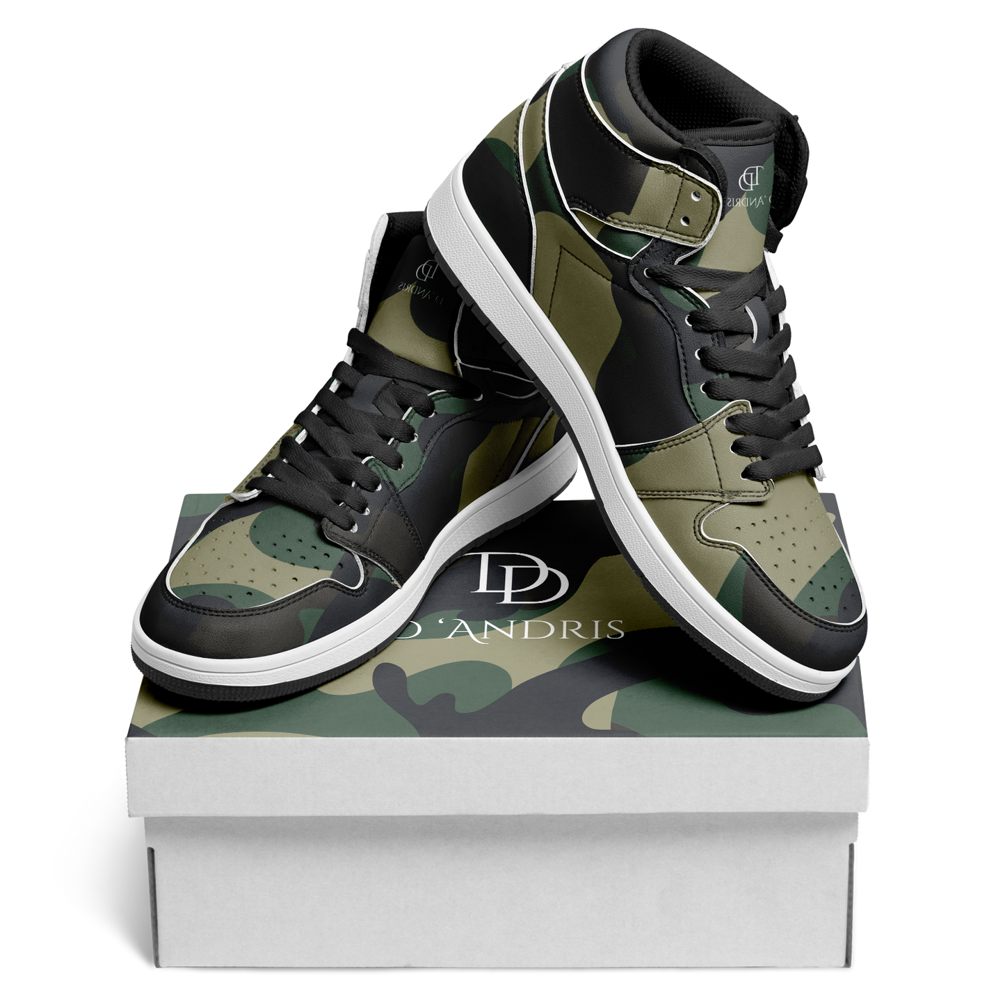Camo High Top Shoes