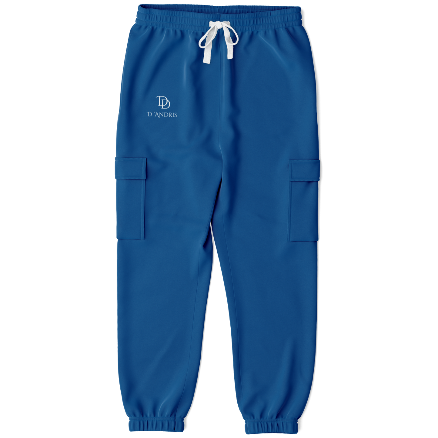Blue Cargo Sweatpants