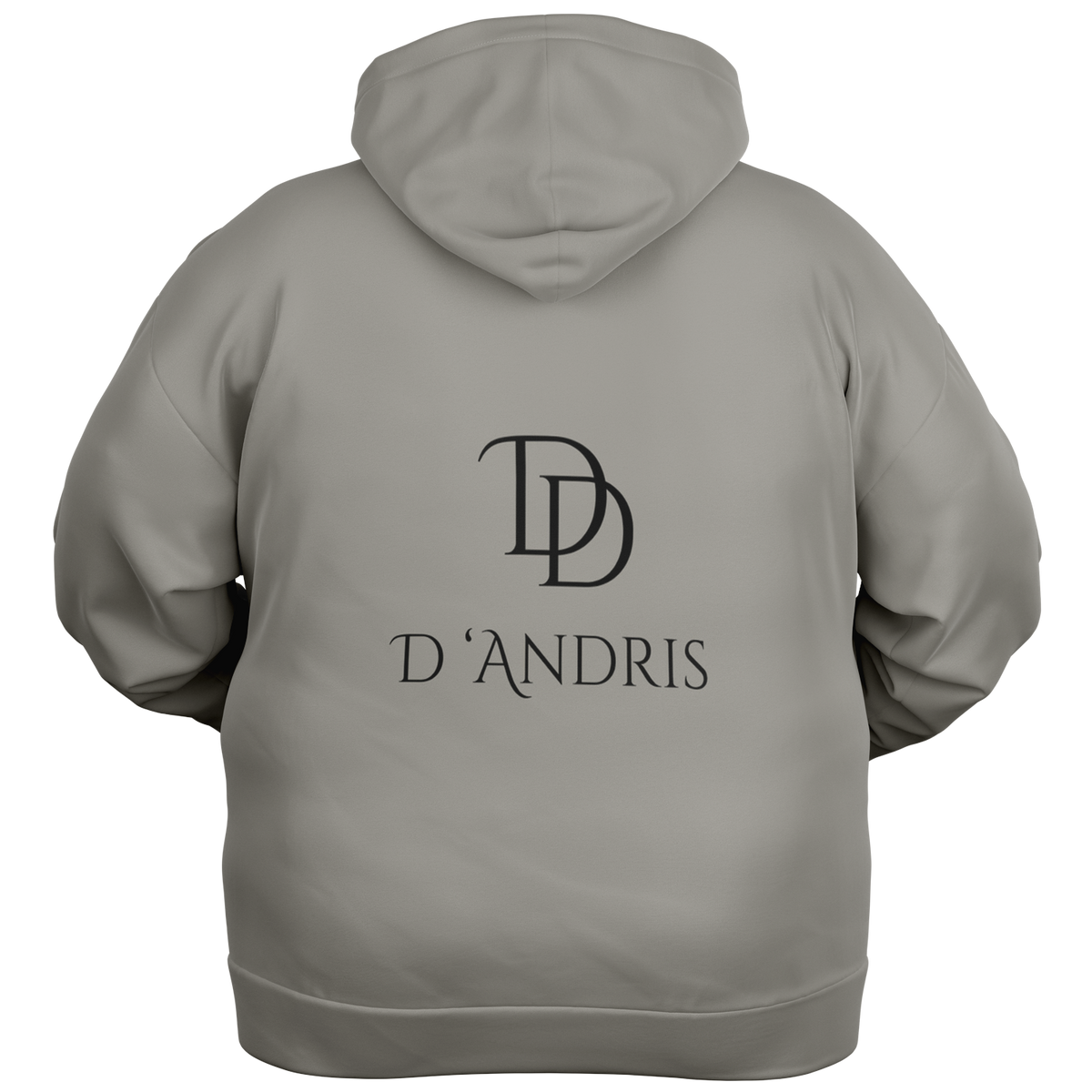 Gray Plus-size Ziphoodie