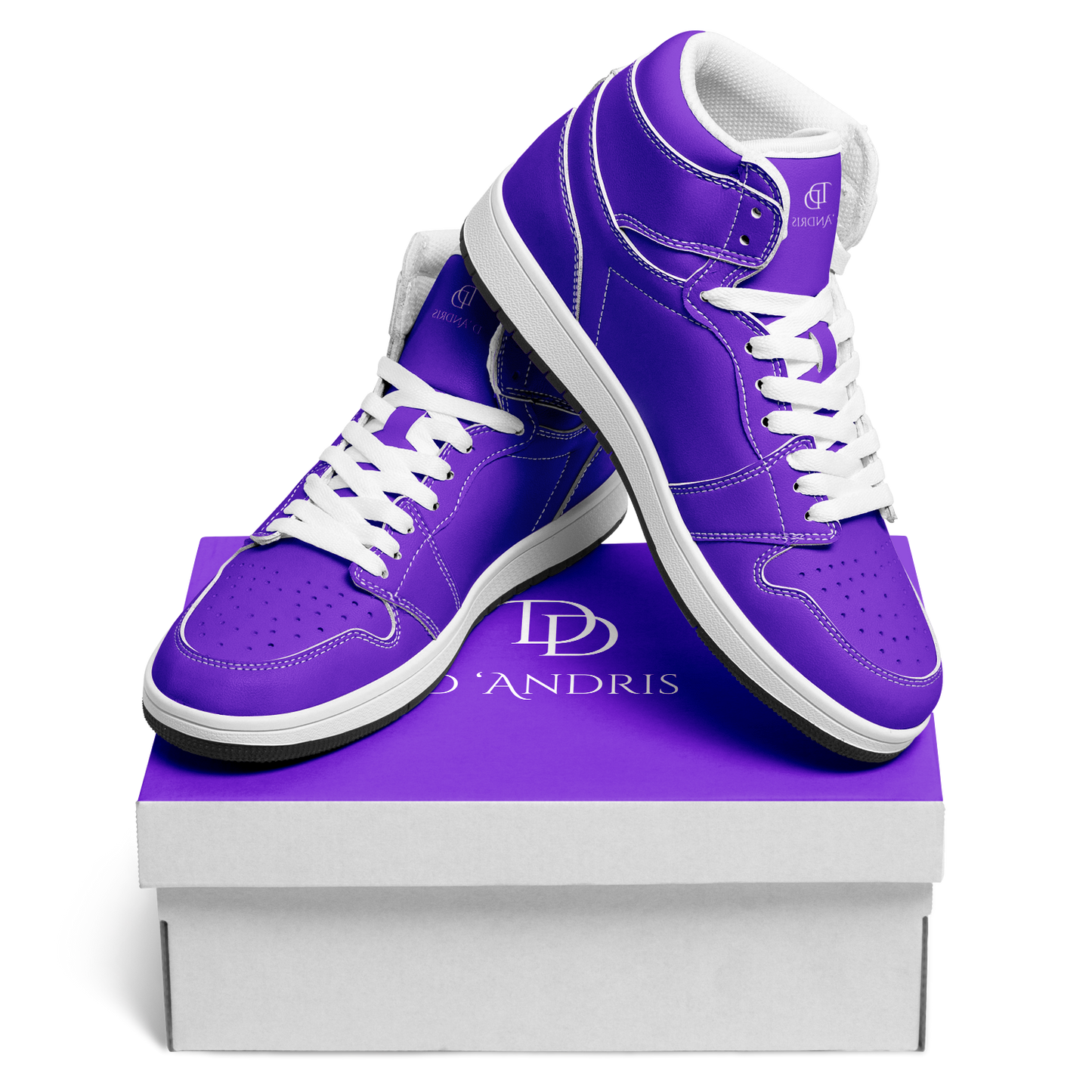Purple High Top Shoes