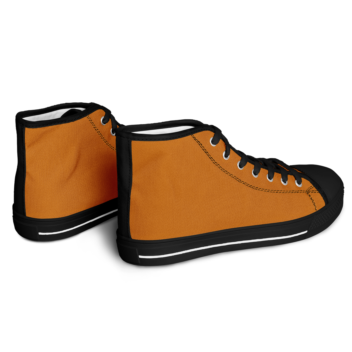 Orange High Top Shoes