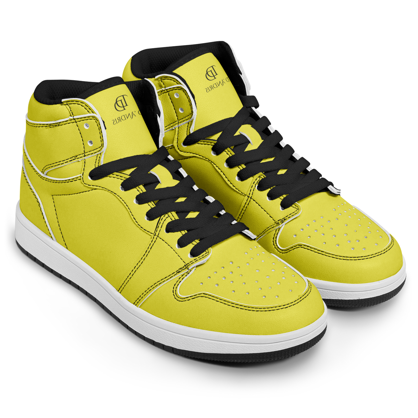 yellow High Top Shoes