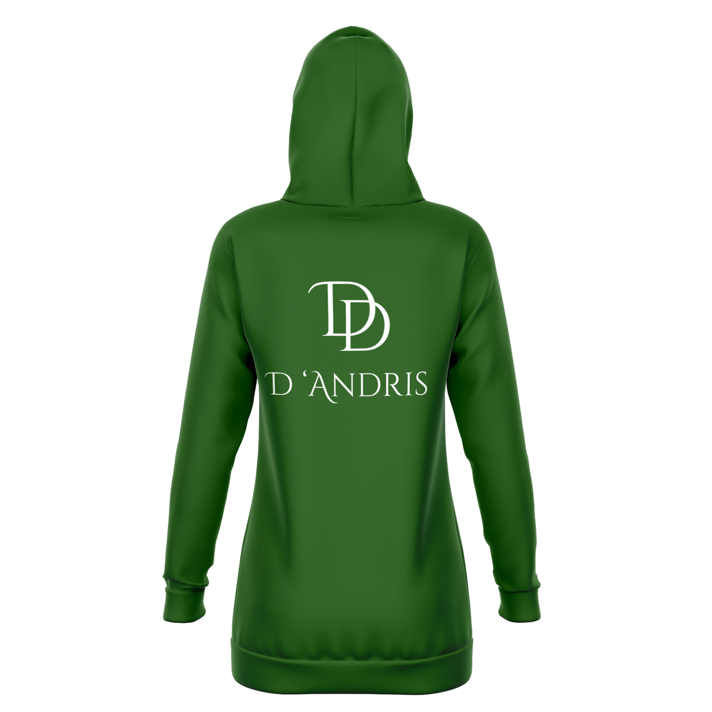 Green Longline Hoodie