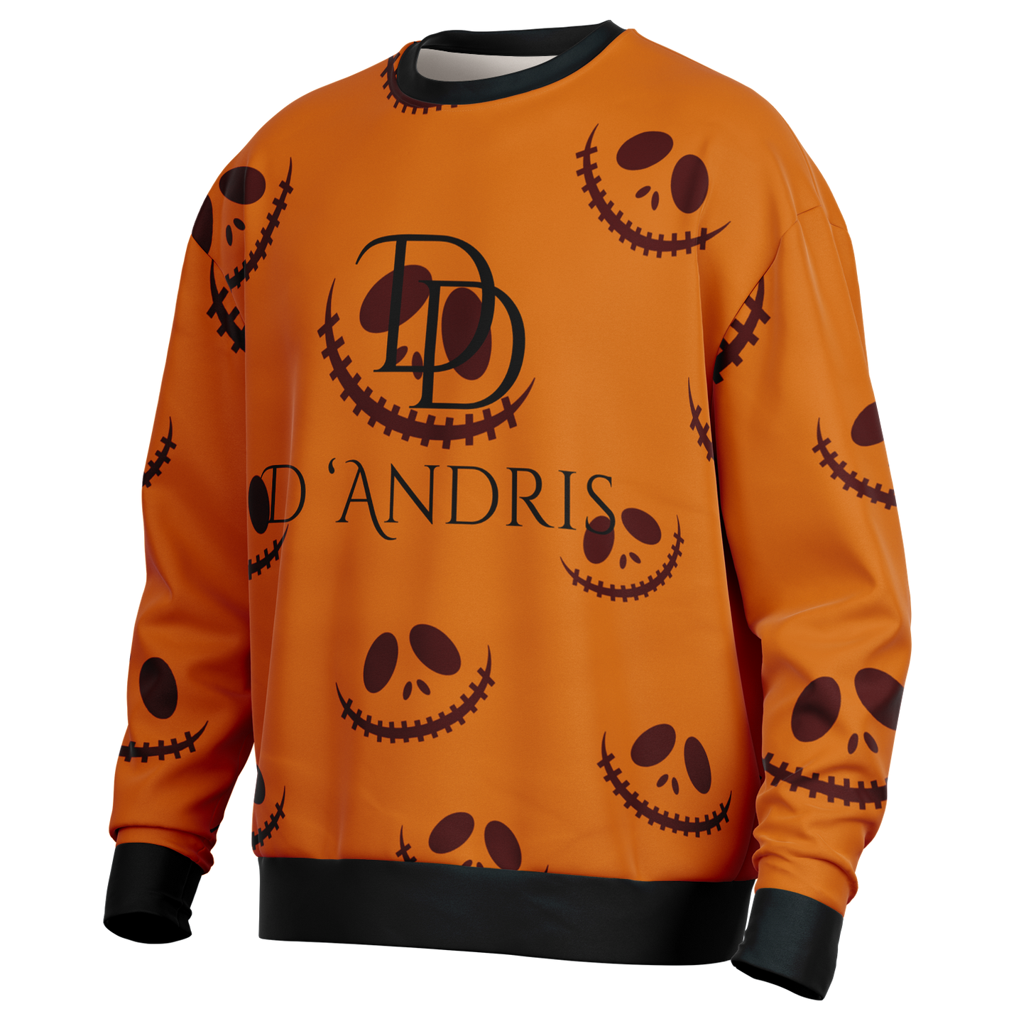 Halloween Jack's Smile Heavyweight Oversized Sweatshirt