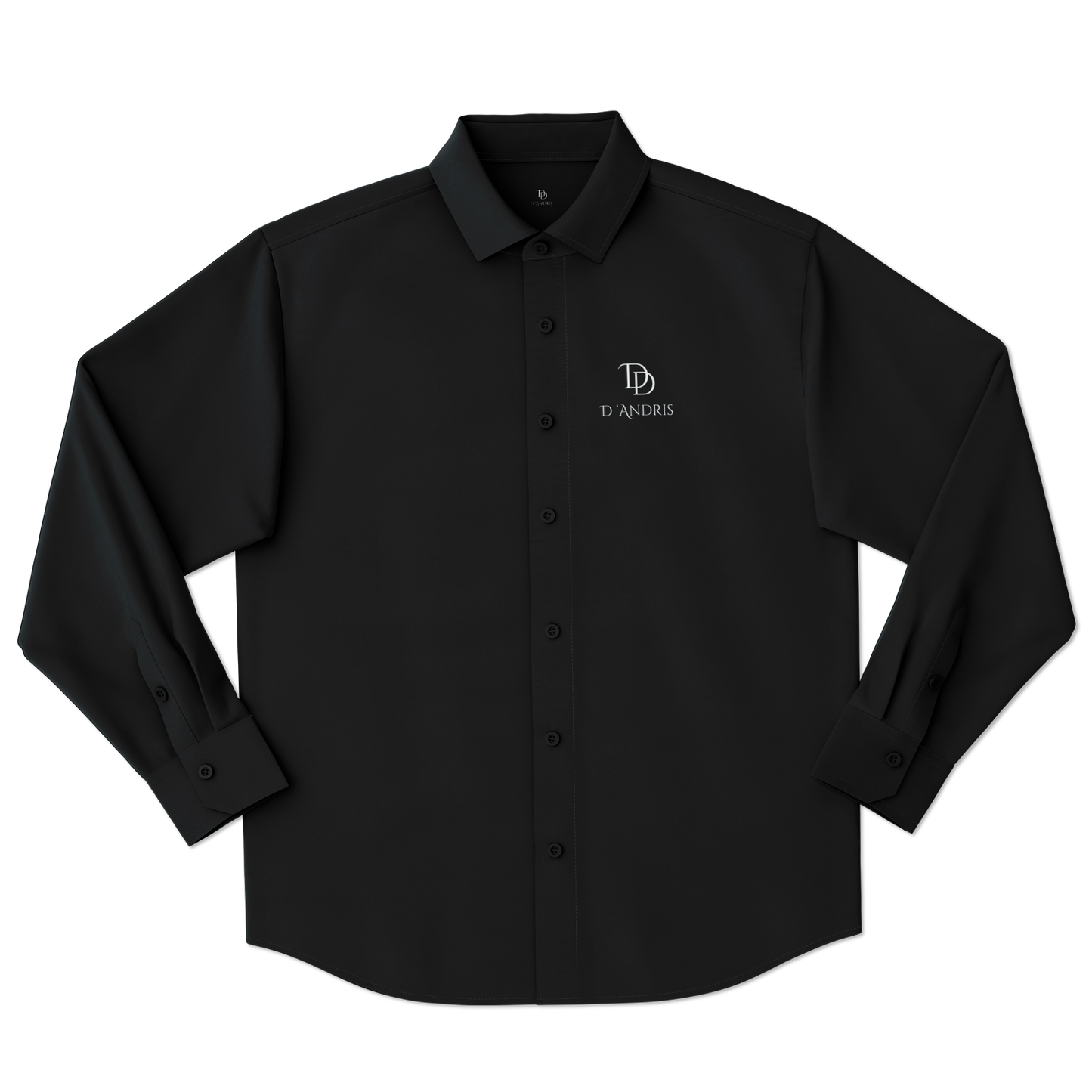 Black Long Sleeve Button Down Shirt