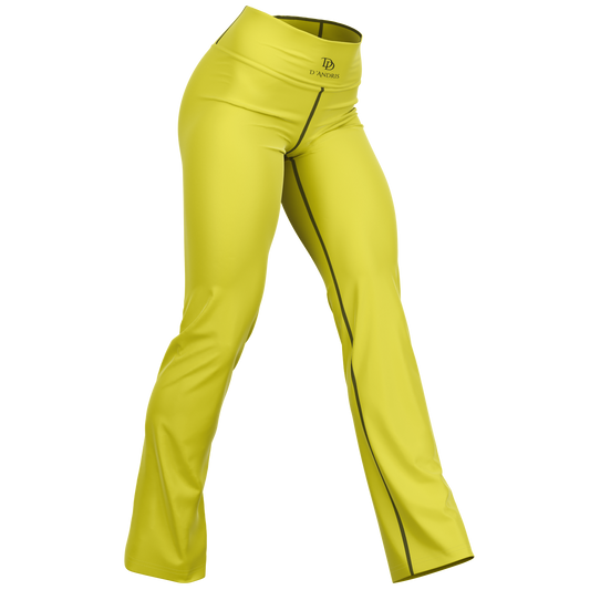 yellow Flare Leggings