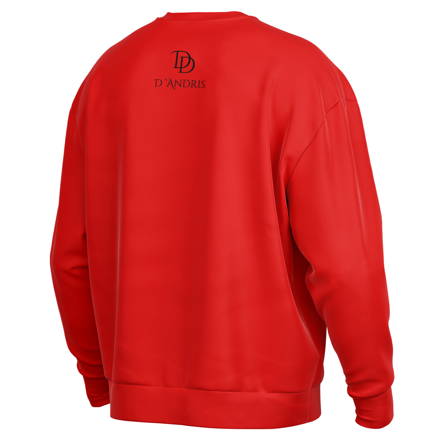 Red Heavyweight Over-sized Sweatshirt