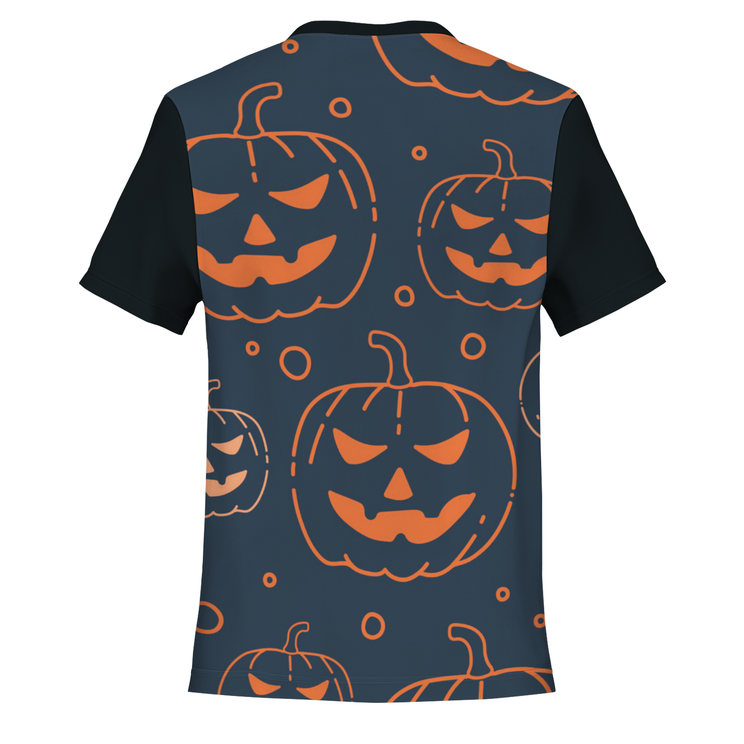 Halloween Jack-O-Lantern Pocket T-shirt