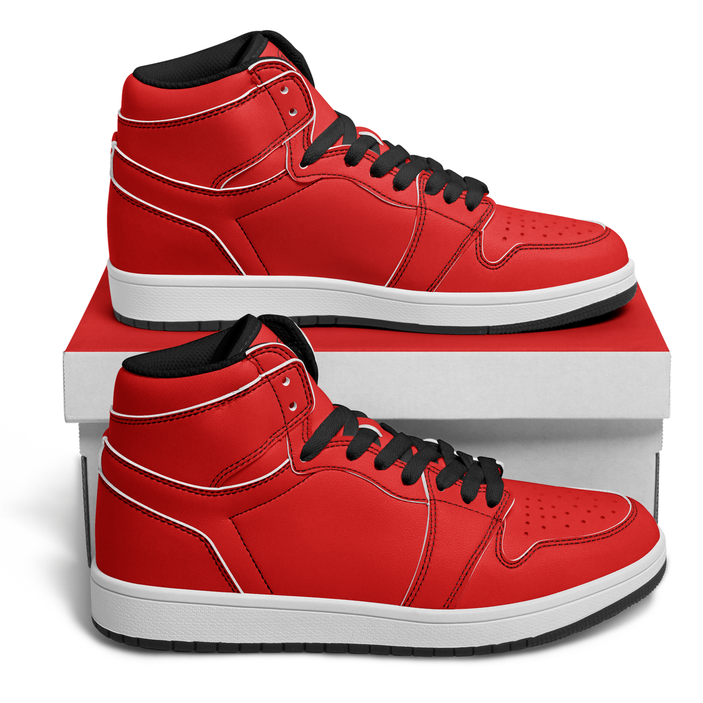 Red High Top Shoes