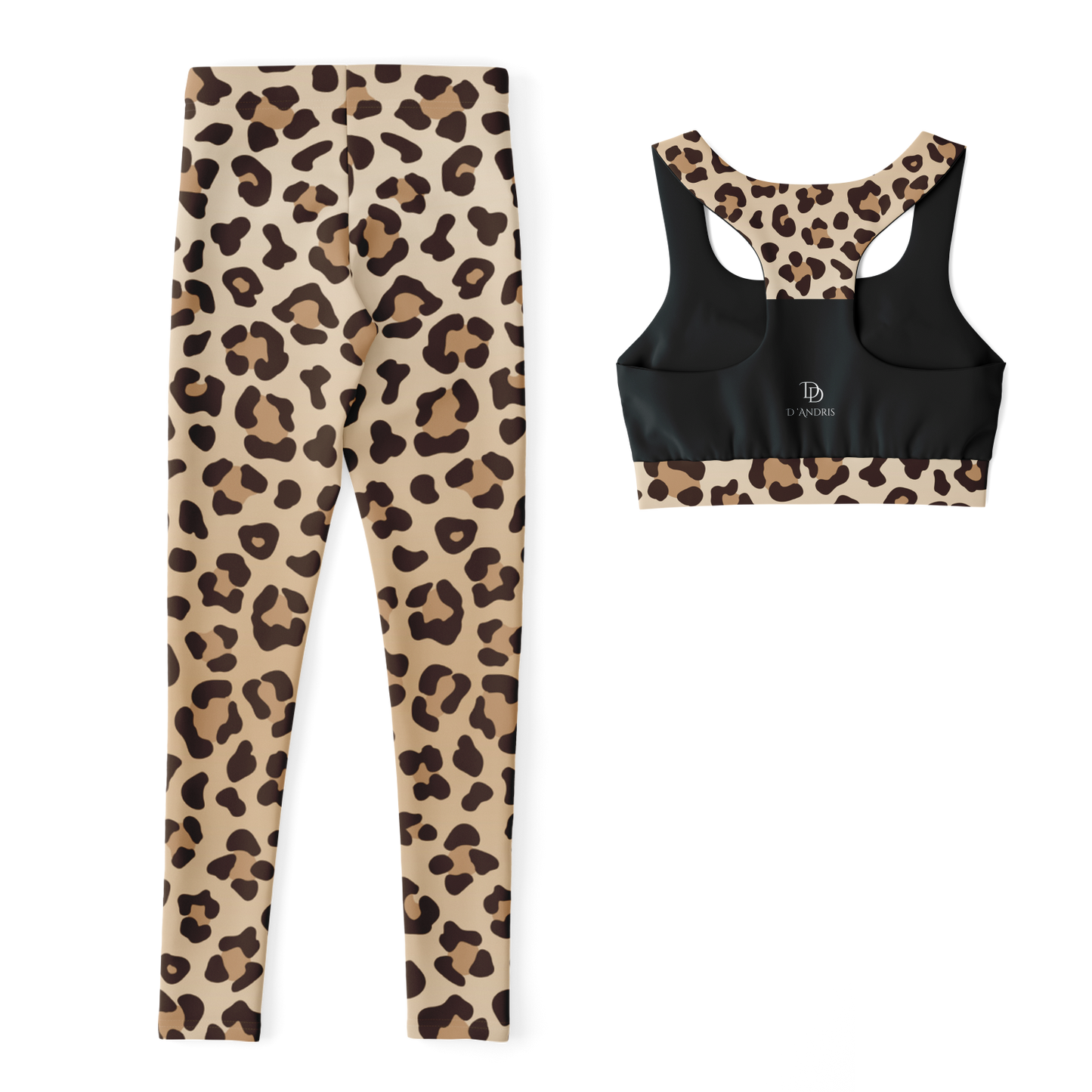 Leopard Padded Sports Bra & Leggings