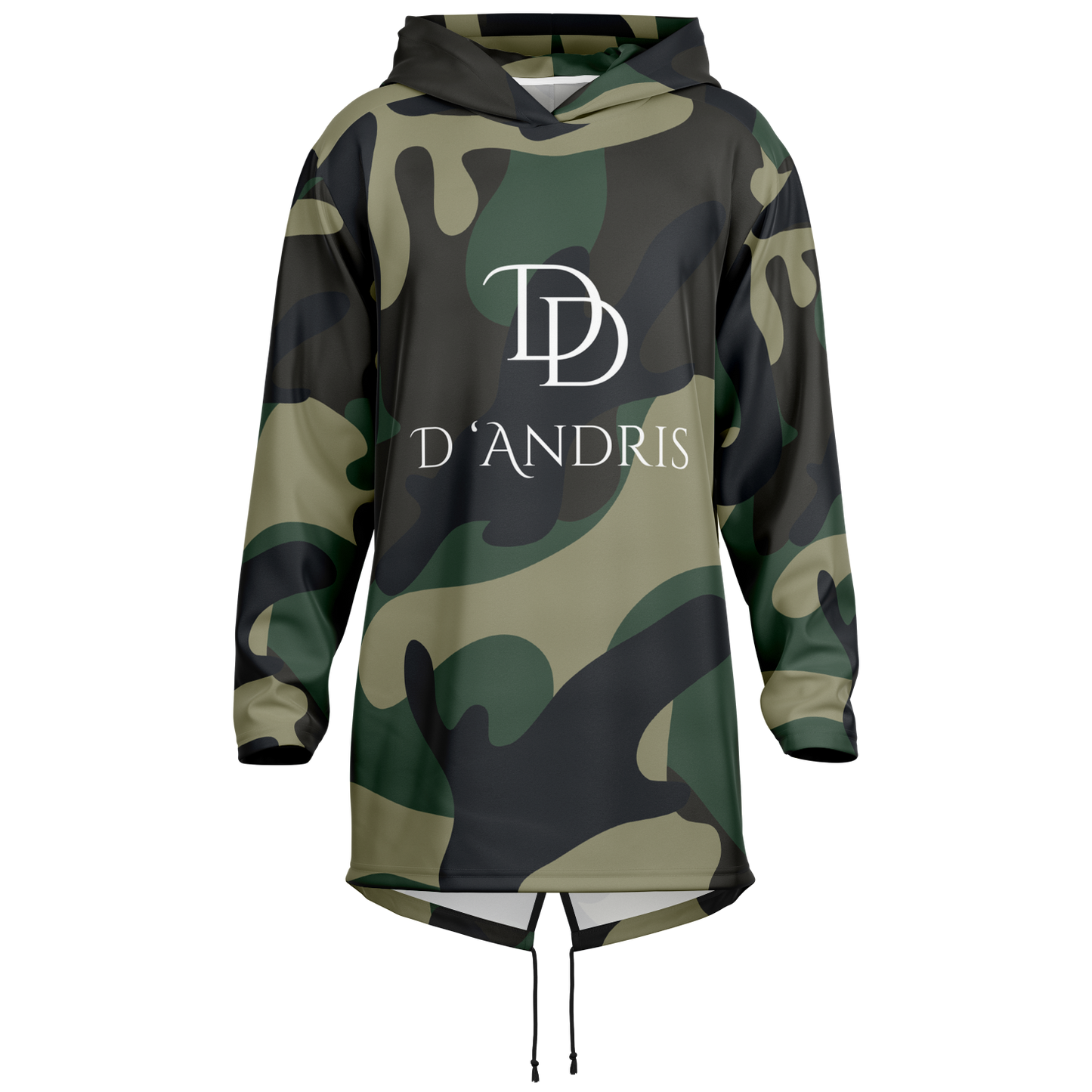 Camo Heavyweight Elongated Hoodie