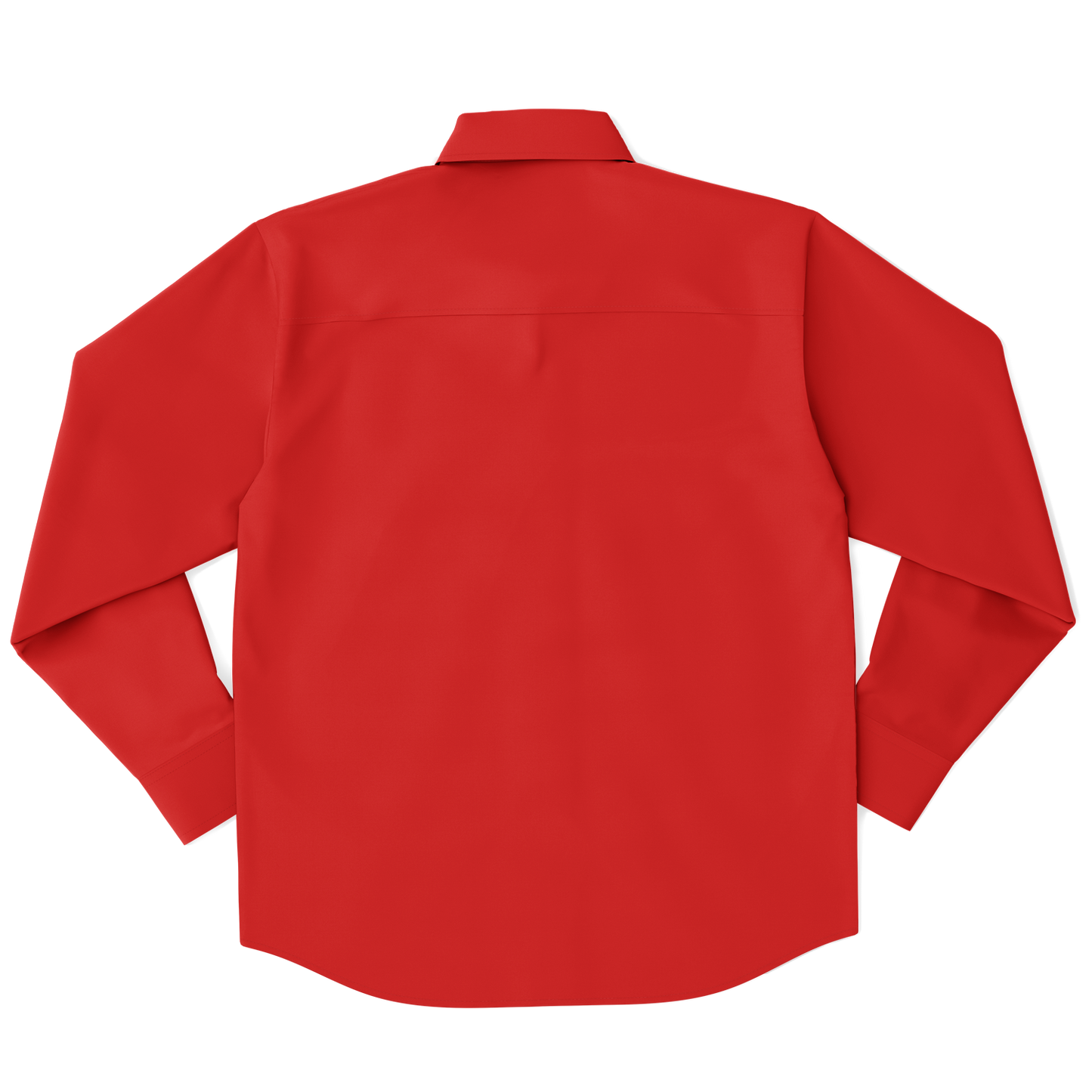 Red Long Sleeve Button Down Shirt