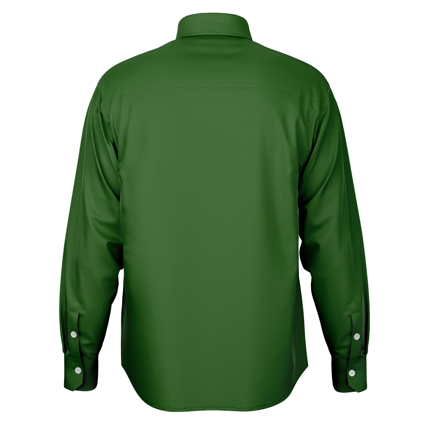 Green Long Sleeve Button Down Shirt