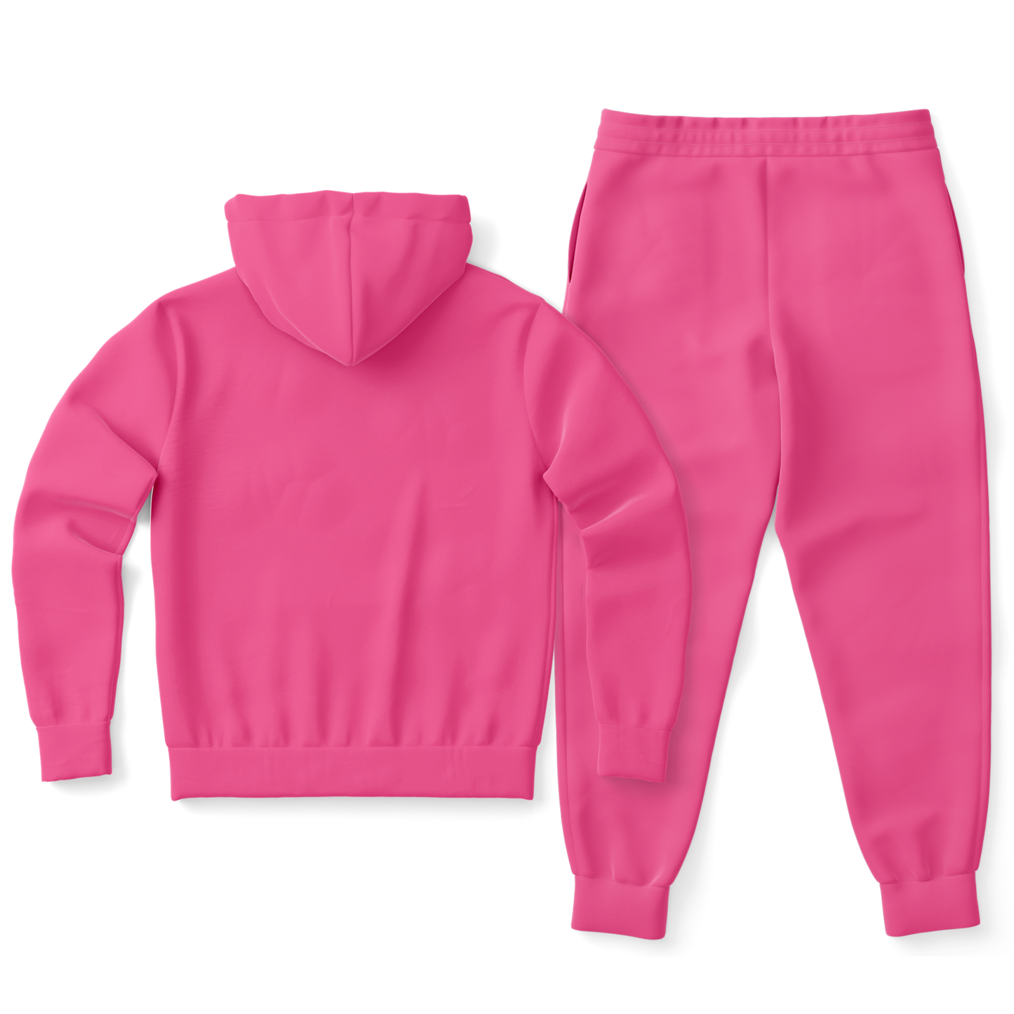 Pink Zip-Up Hoodie & Jogger