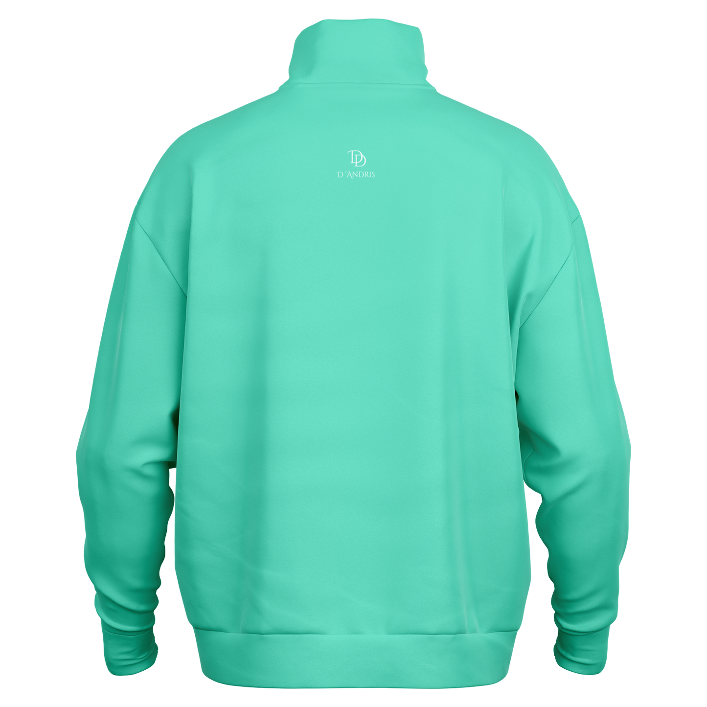 Mint Heavyweight Over-sized Quarter Zip Sweatshirt