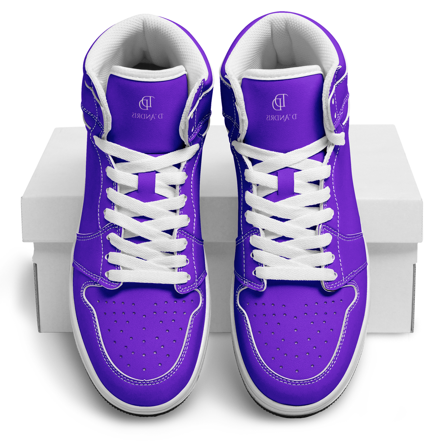 Purple High Top Shoes