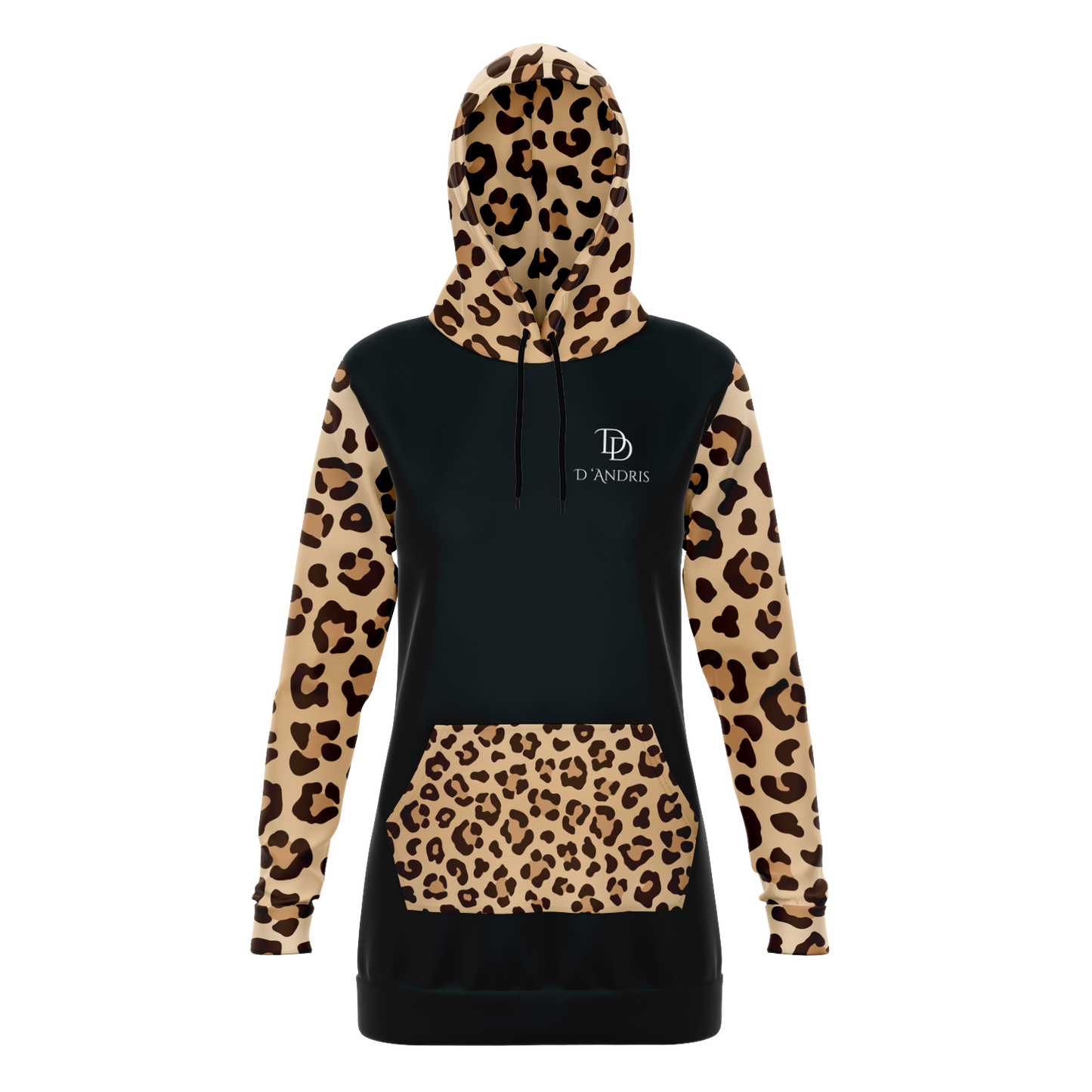 Leopard Longline Hoodie