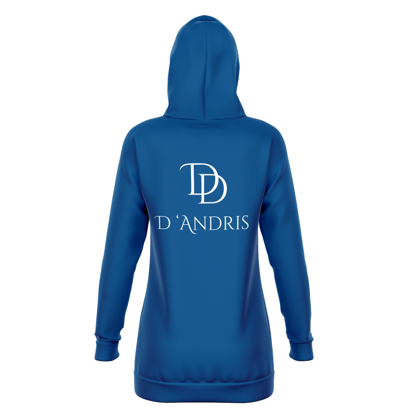 Blue Longline Hoodie