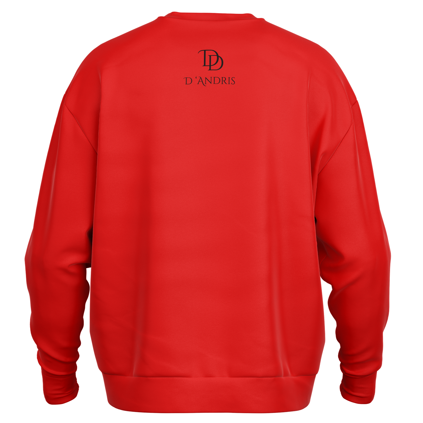Red Heavyweight Over-sized Sweatshirt