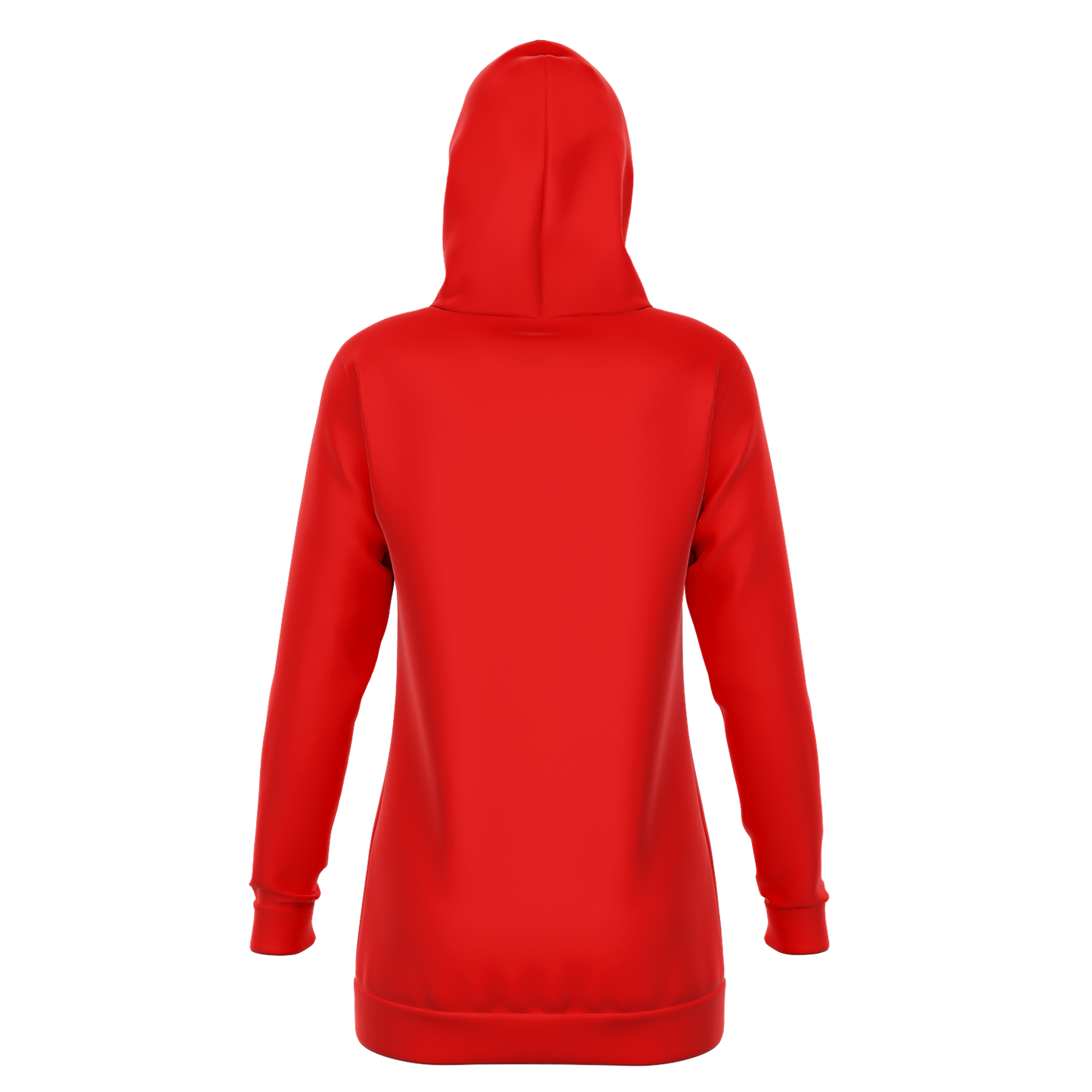 Red Longline Hoodie