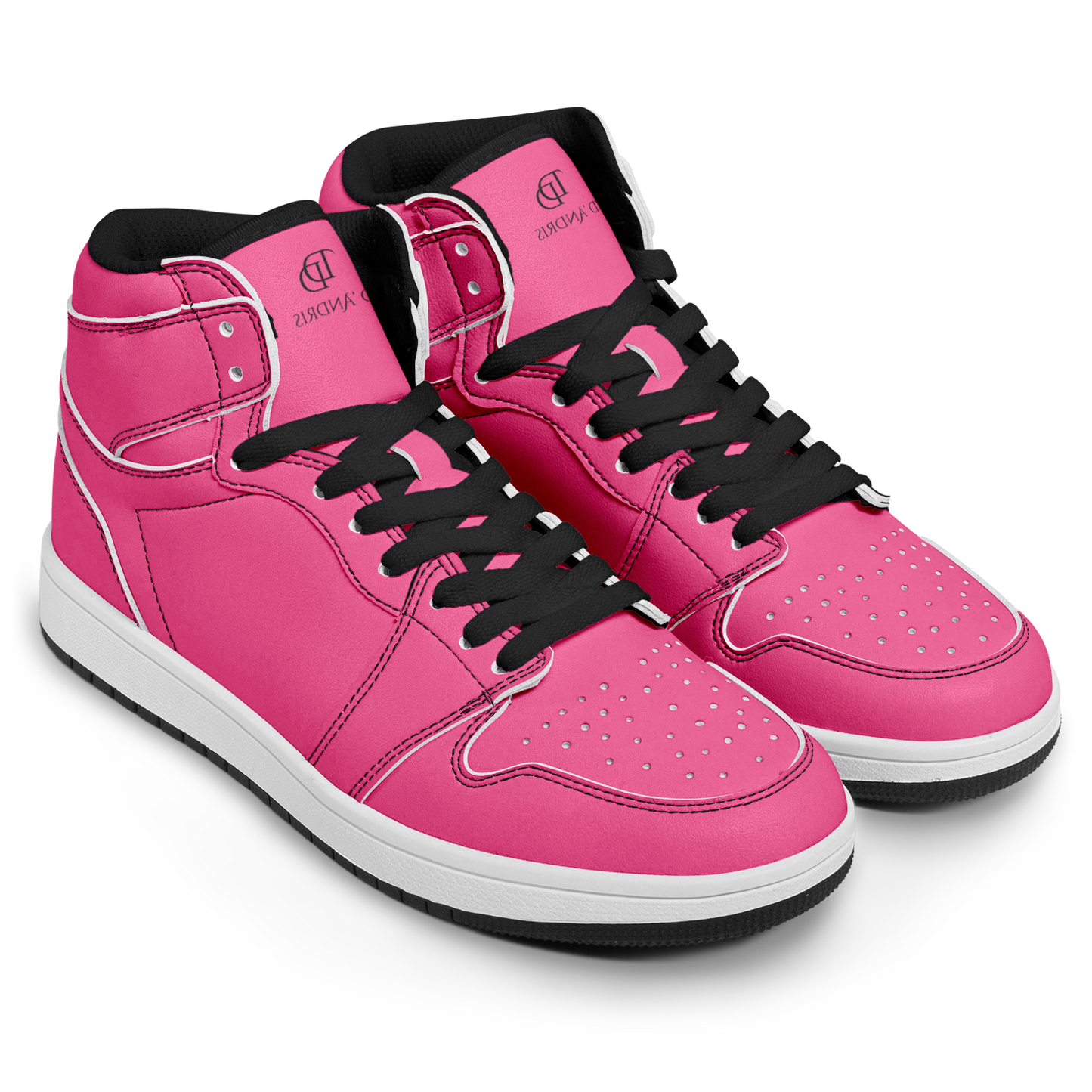 Pink High Top Shoes
