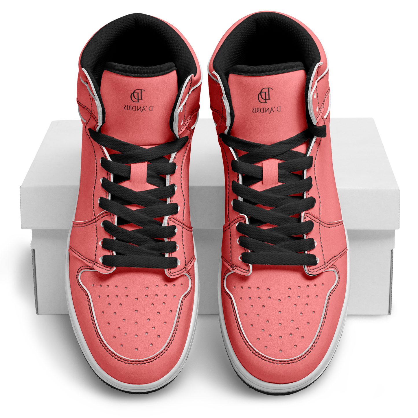 salmon High Top Shoes