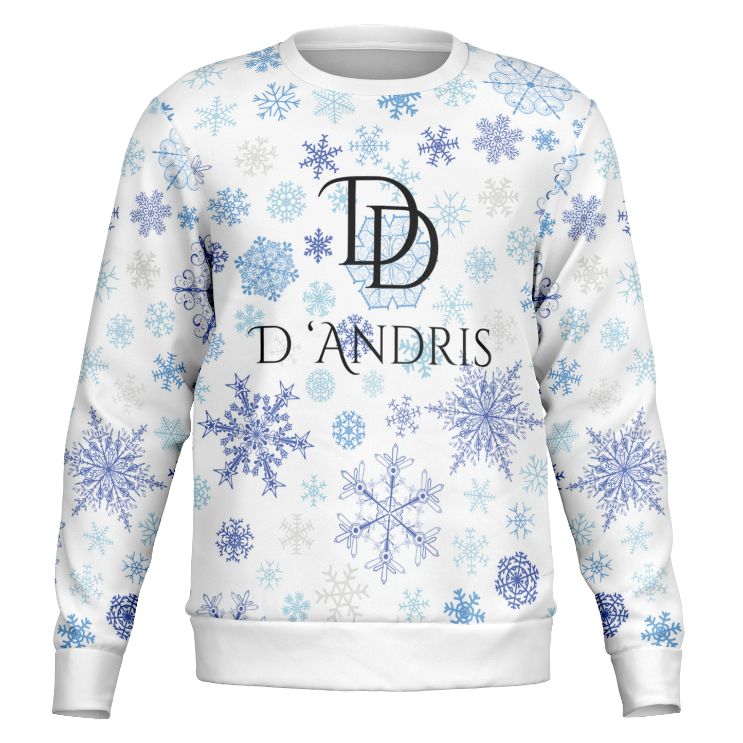 White Snowfall Christmas Sweatshirt