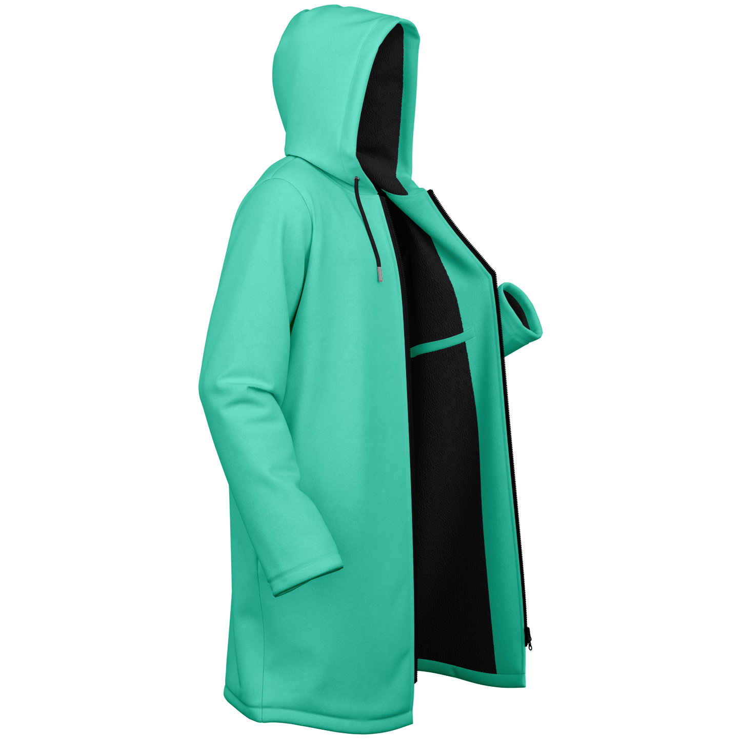 Mint Zipper Cloak
