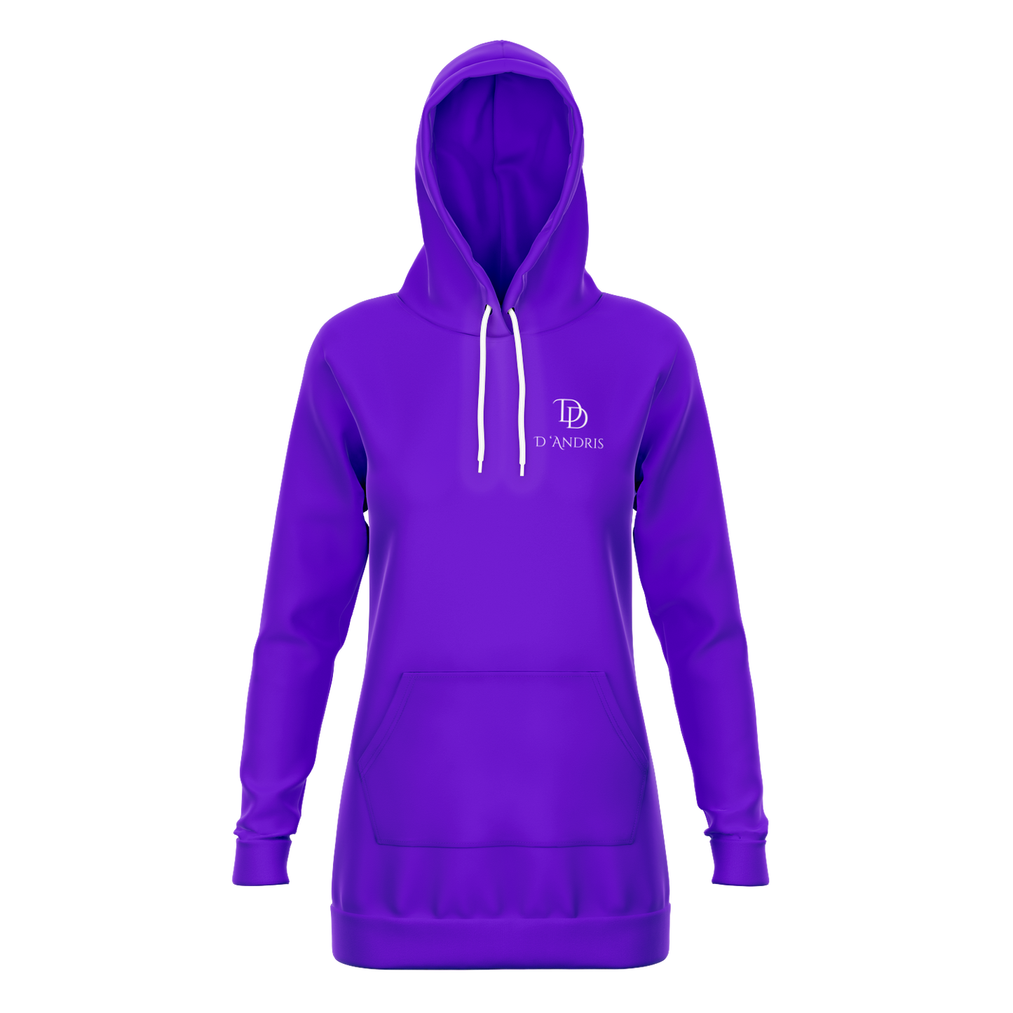 Purple Longline Hoodie