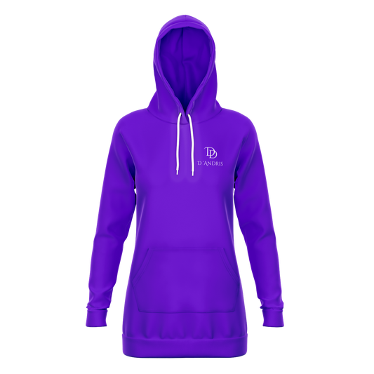 Purple Longline Hoodie