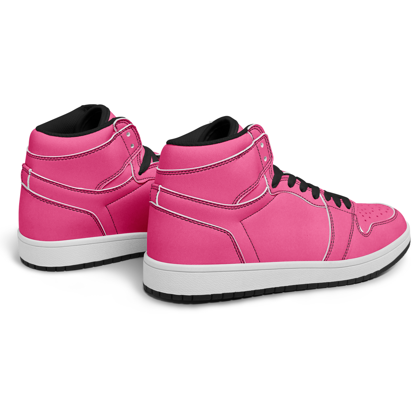 Pink High Top Shoes