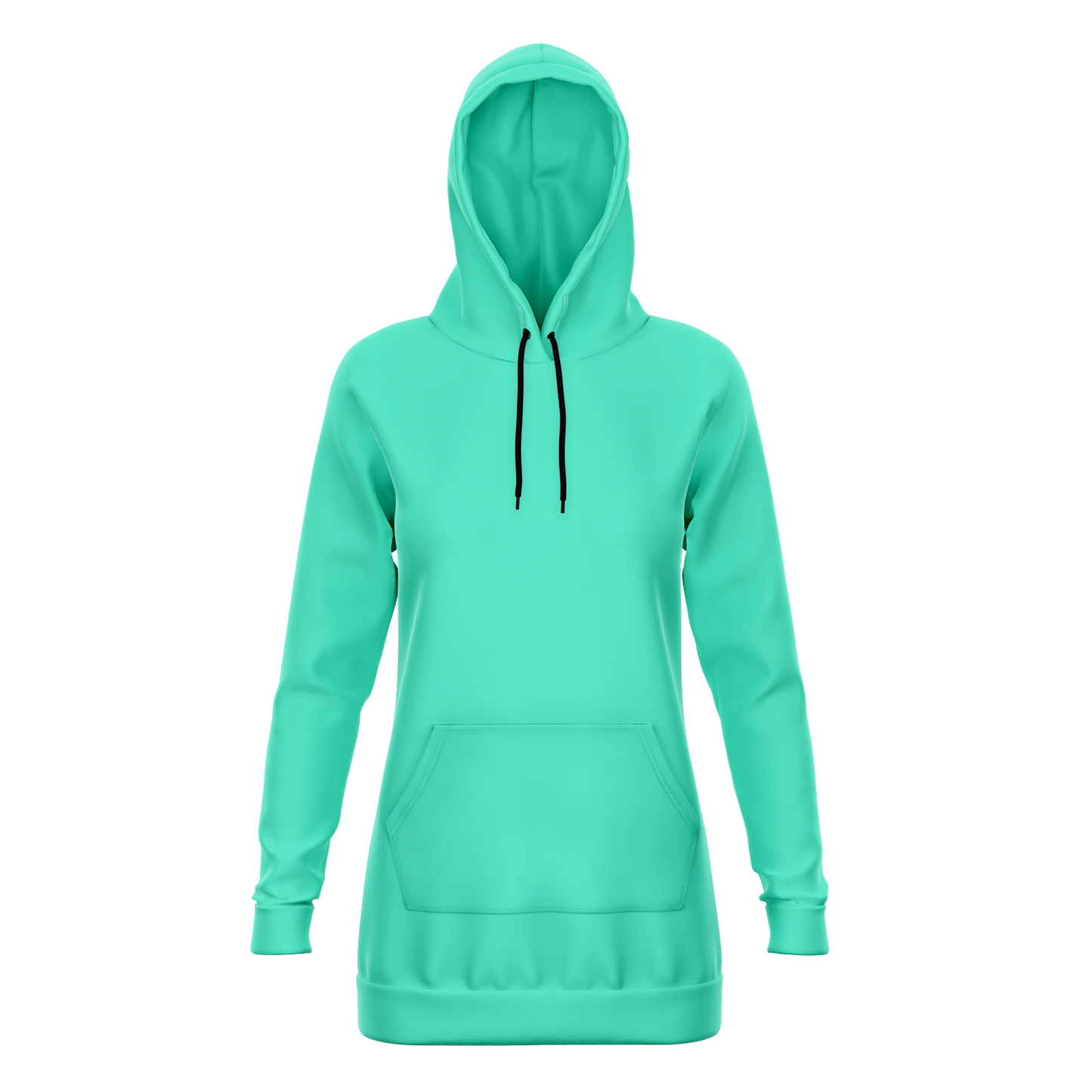Mint Longline Hoodie