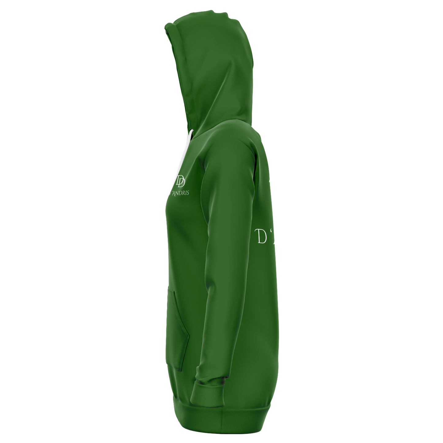Green Longline Hoodie