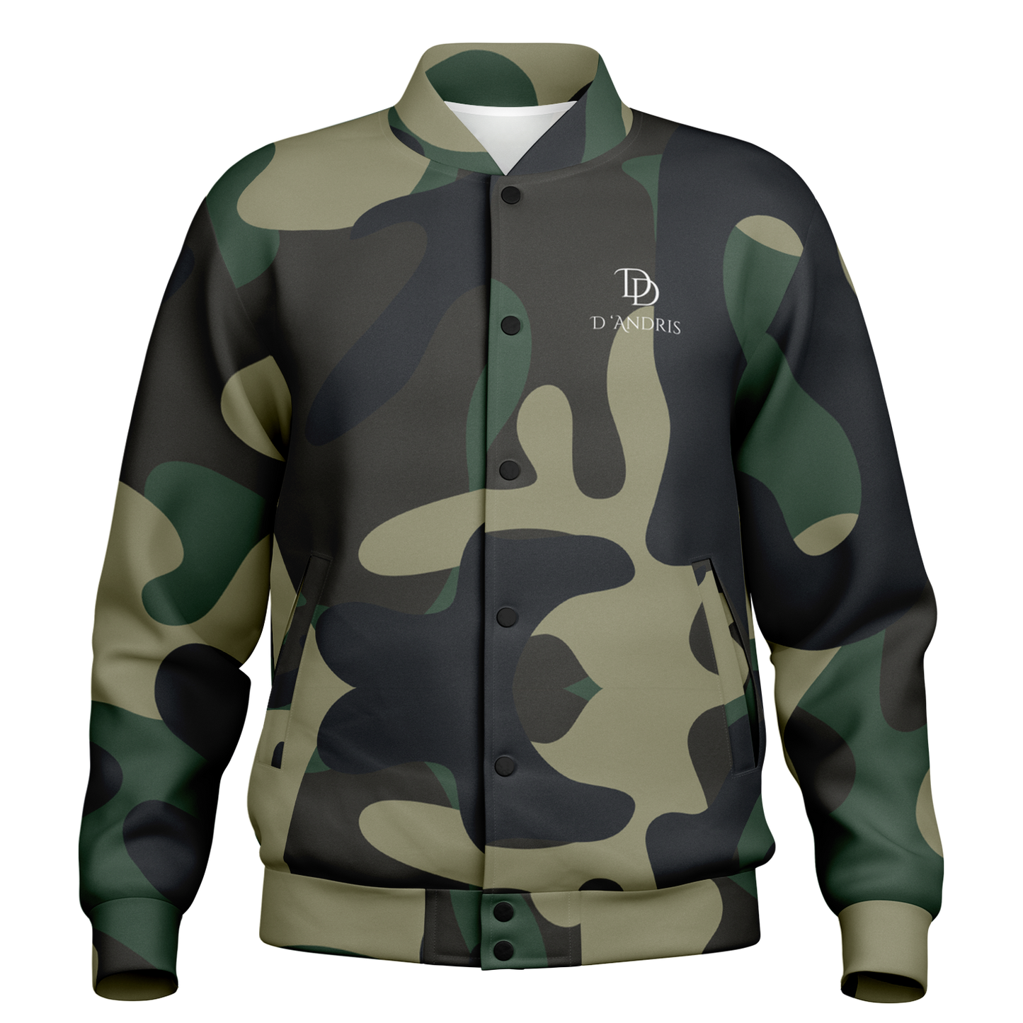 Camo Baseball Jacket
