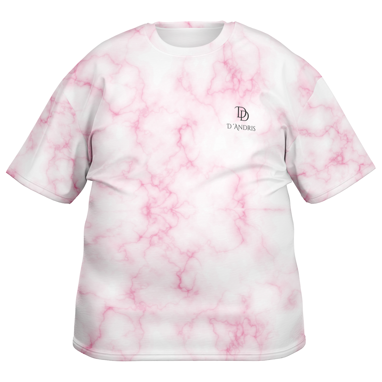 Pink Marble Plus-size T-Shirt