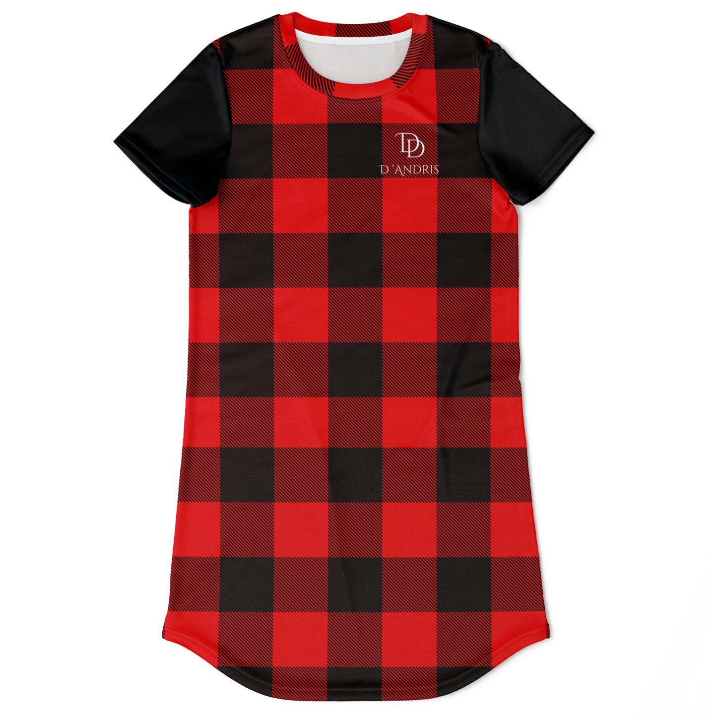 Plaid T-Shirt Dress