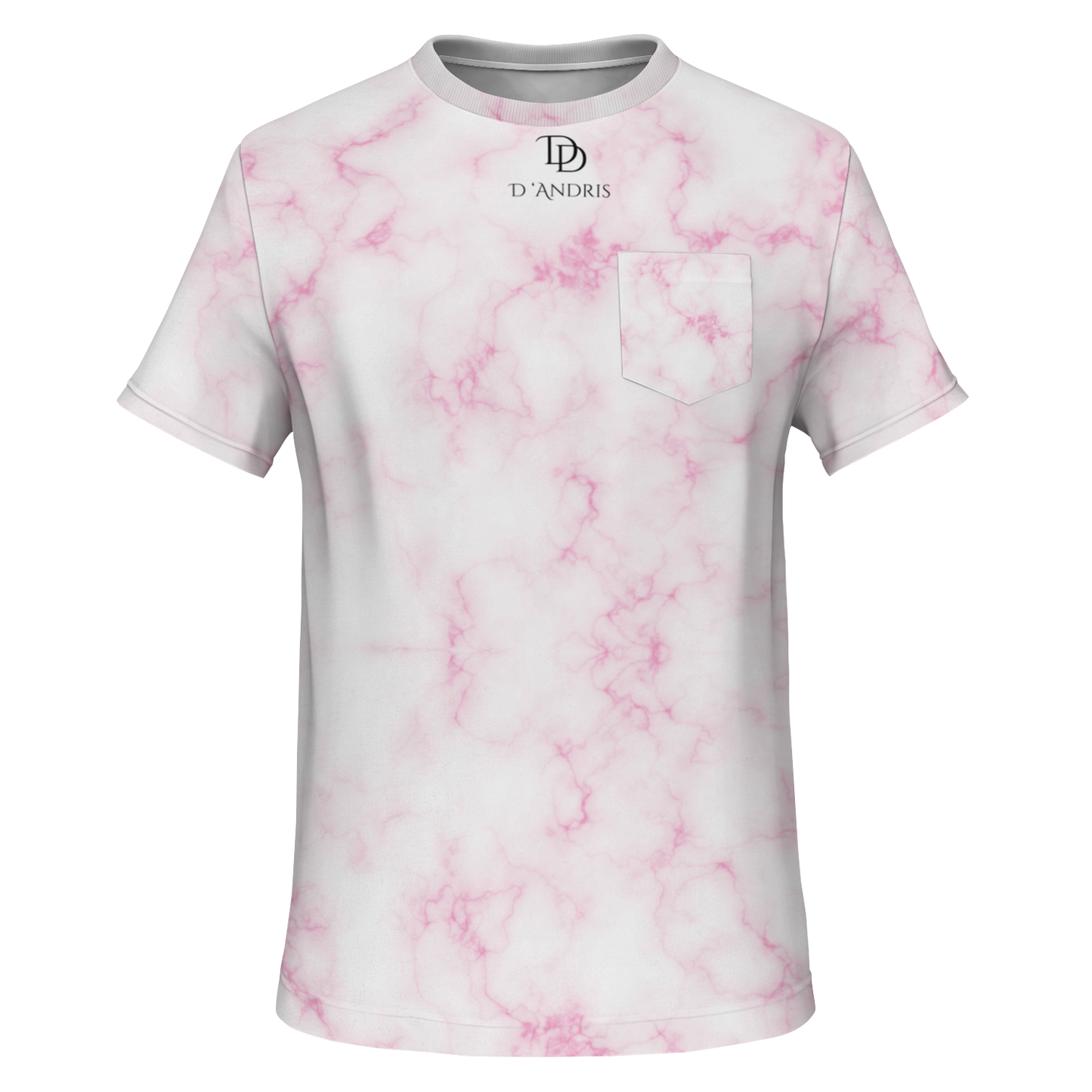 Pink Marble Pocket T-shirt