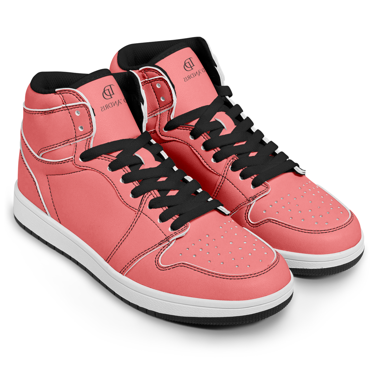 salmon High Top Shoes