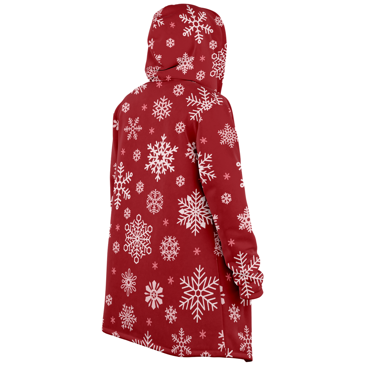 Red Snowfall Christmas Cloak