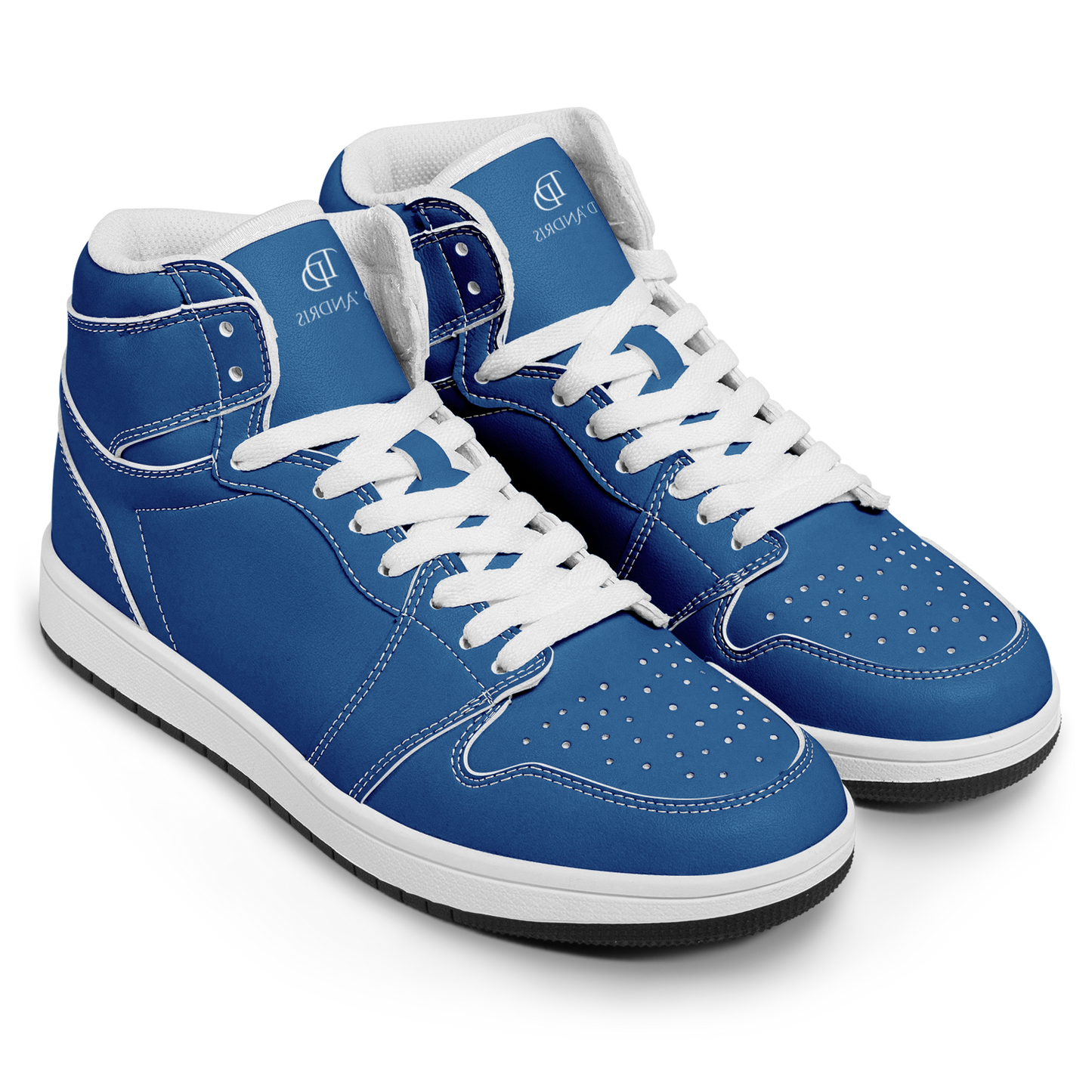 Blue High Top Shoes