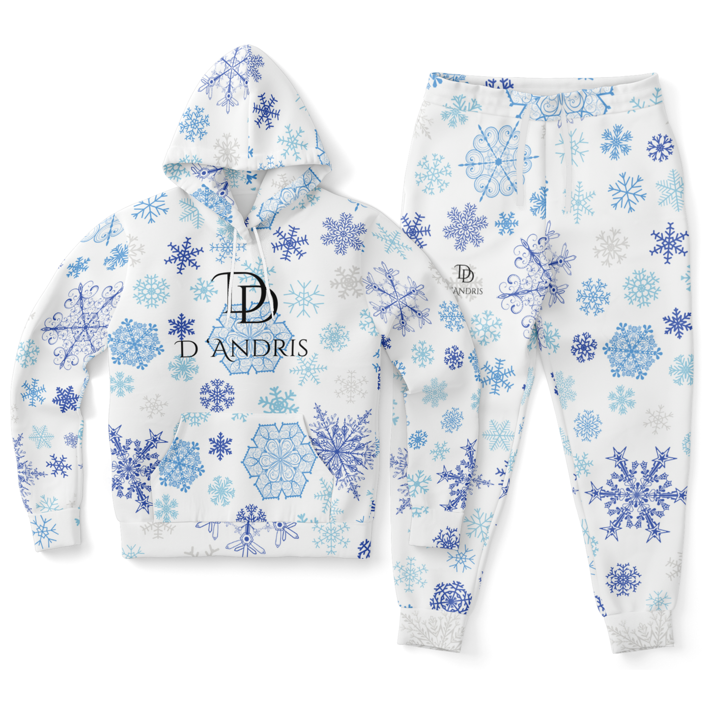 White Snowfall Christmas Hoodie & Jogger