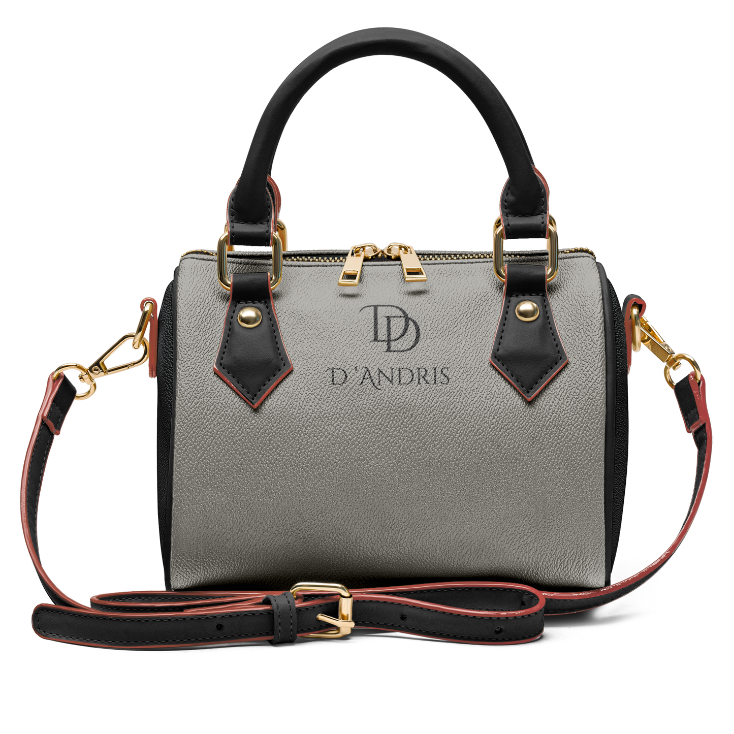 Gray Cross-body Handbag