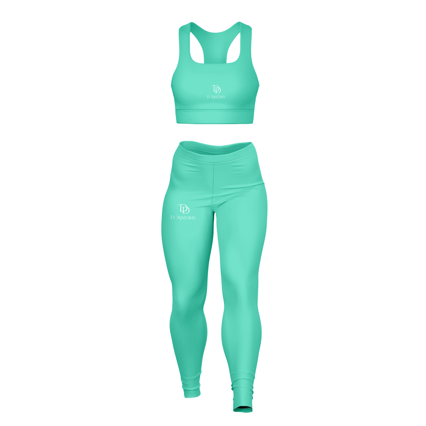 Mint Padded Sports Bra & Leggings